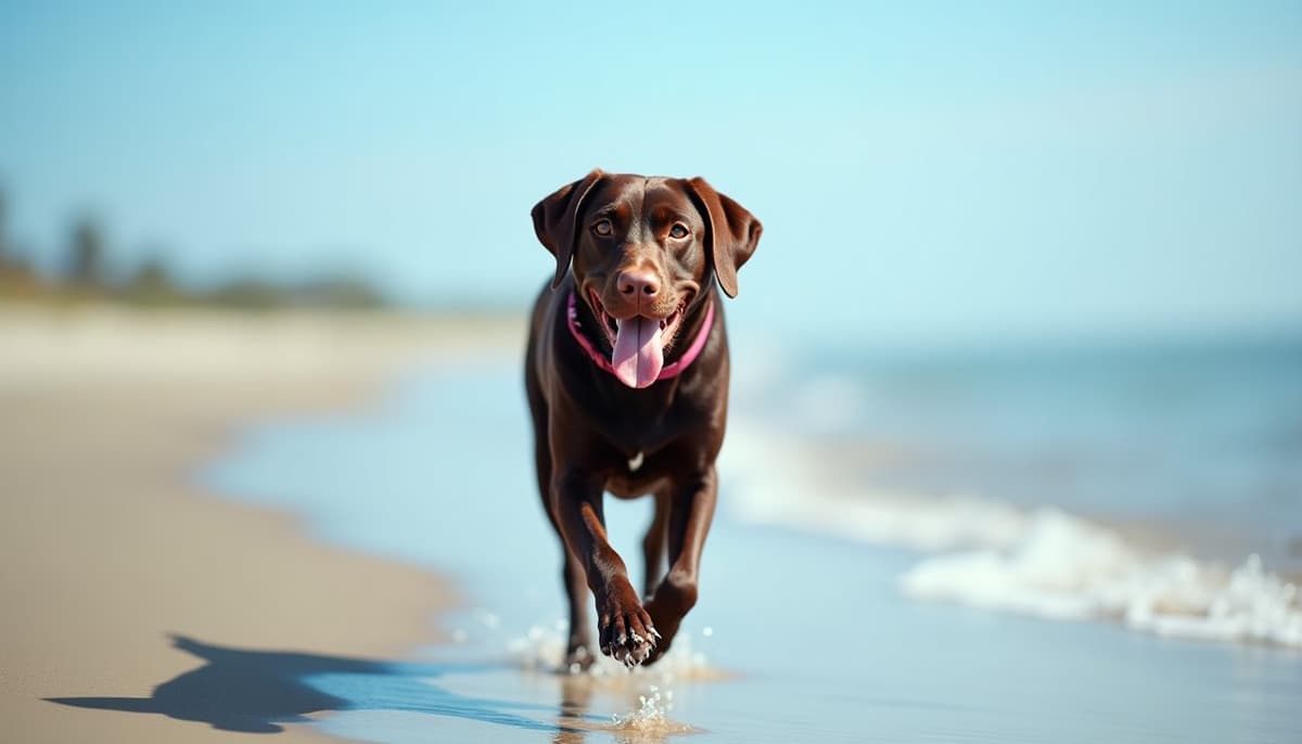 A dog on a walk — Dog Joint Pain in Charleston, SC