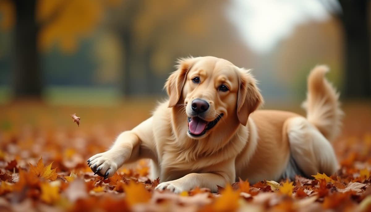 A dog on a walk — Dog Joint Pain in Dayton, OH: Options & Costs