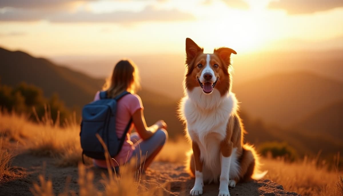 A dog on a walk — Dog Joint Pain in Denver, CO
