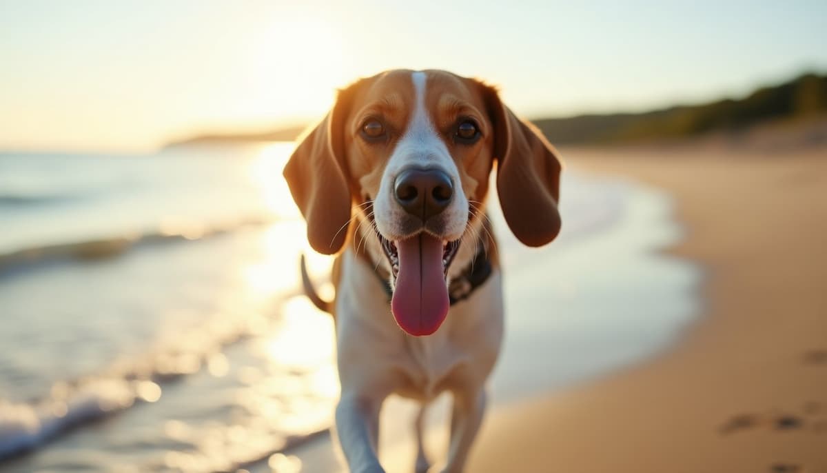 A dog on a walk — Dog Joint Pain in Fargo, ND