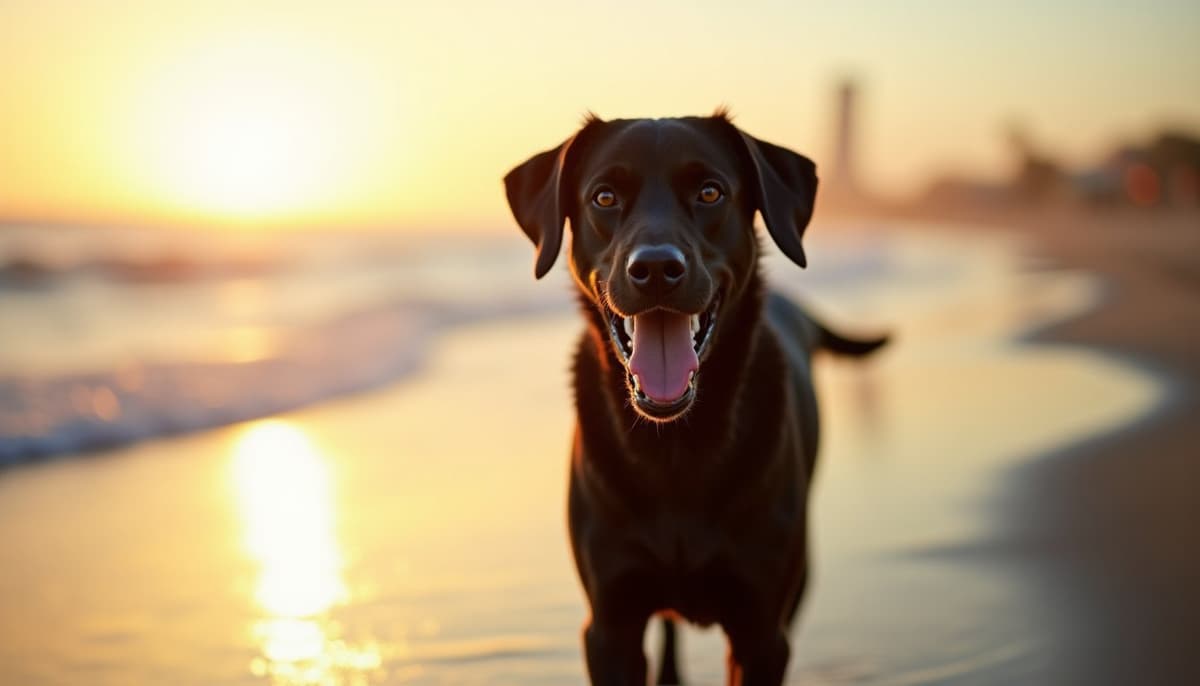 A dog on a walk — Dog Joint Pain in Fullerton, CA