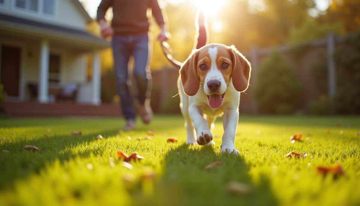 A dog on a walk — Dog Joint Pain in Inglewood, CA