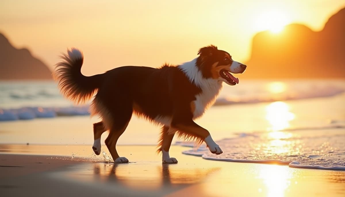 A dog on a walk — Dog Joint Pain in Kansas City, MO
