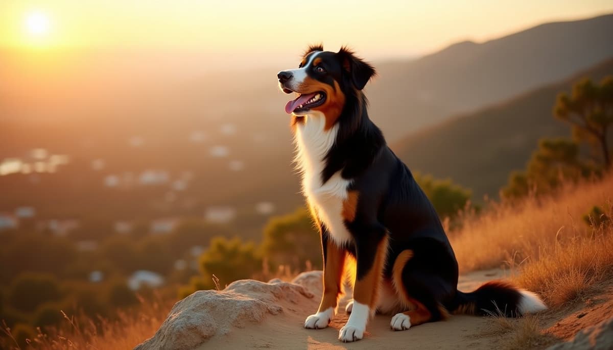 A dog on a walk — Dog Joint Pain in Los Angeles, CA