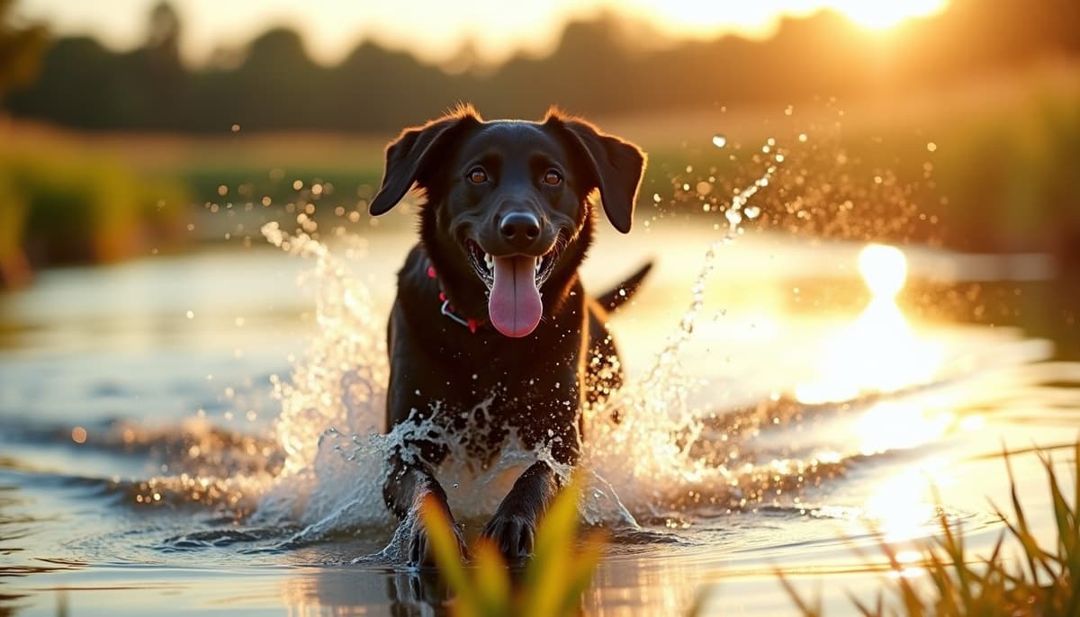 A dog on a walk — Dog Joint Pain in Miami, FL
