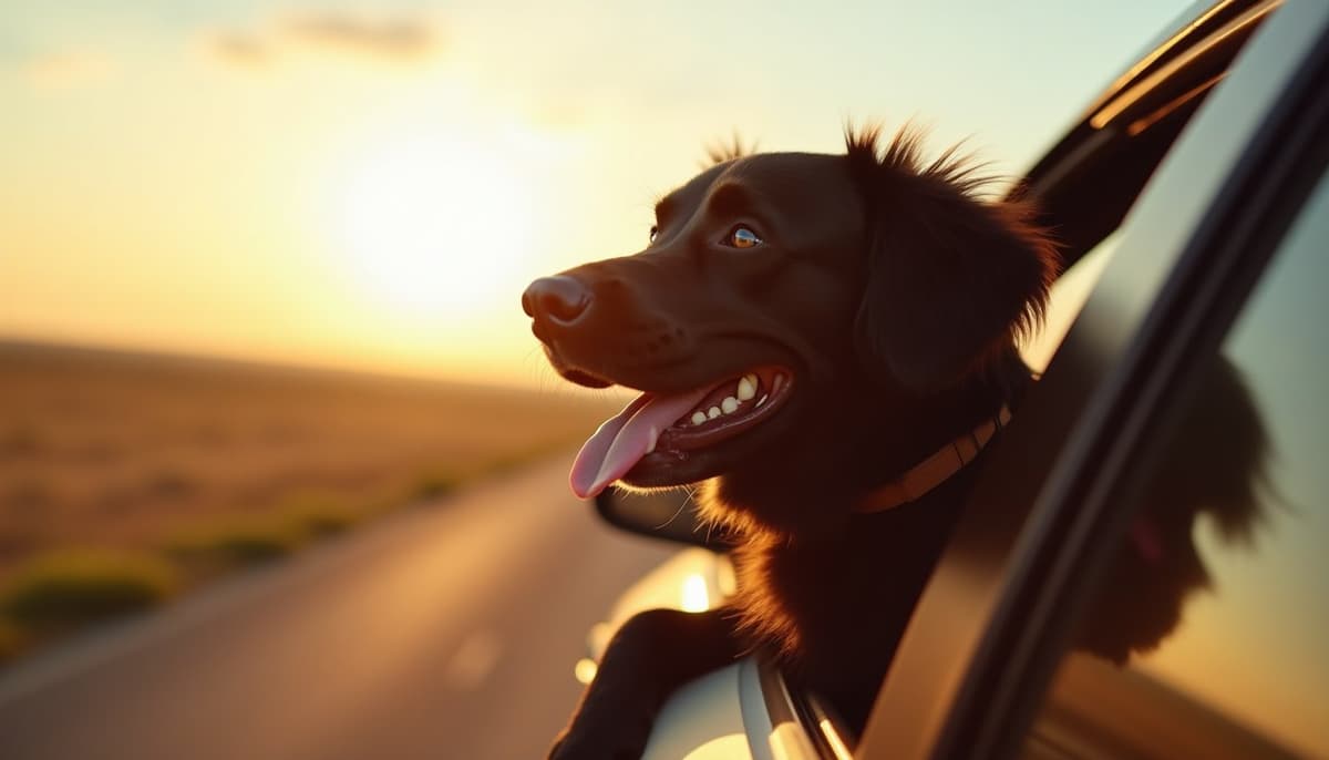A dog on a walk — Dog Joint Pain in Oklahoma City, OK