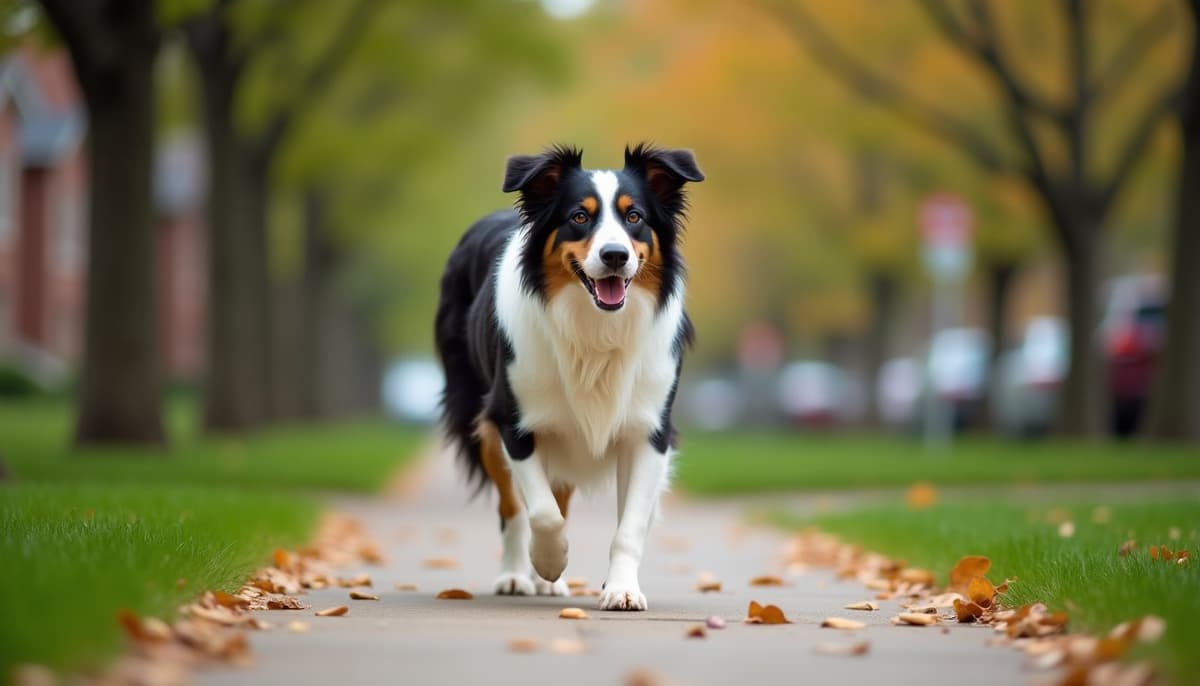A dog on a walk — Dog Joint Pain in Omaha, NE