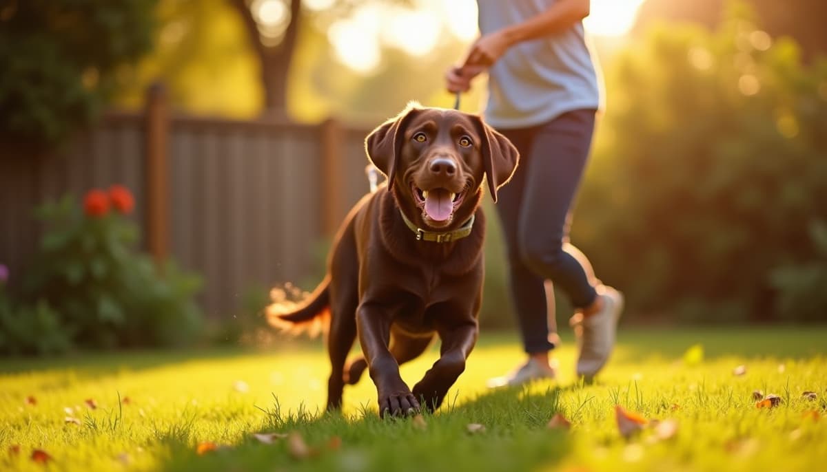 A dog on a walk — Dog Joint Pain in Orange, CA