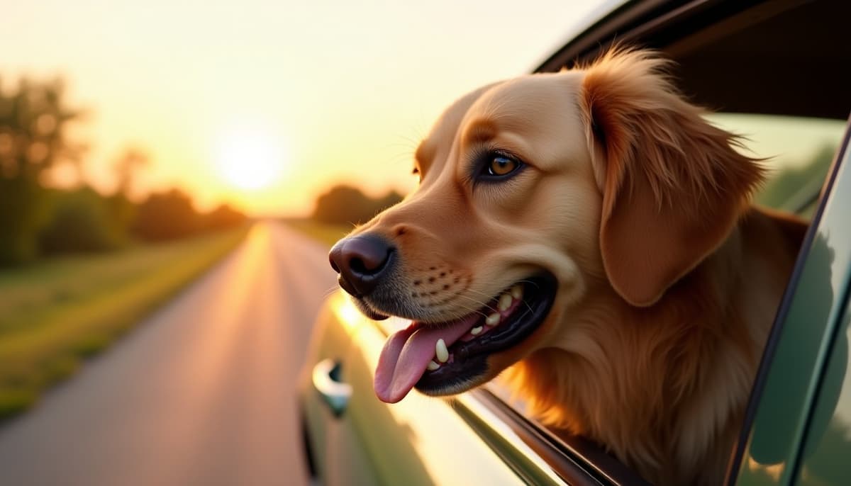 A dog on a walk — Dog Joint Pain in Overland Park, KS