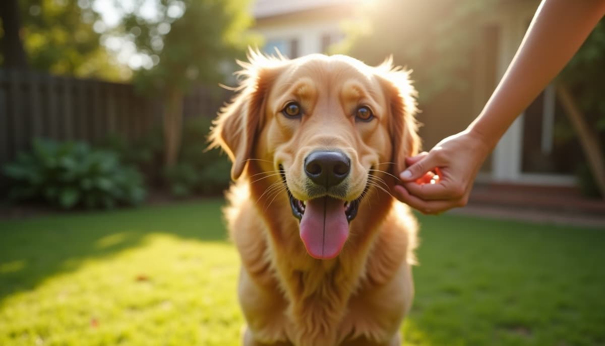 A dog on a walk — What Helps Dog Joint Pain in Oxnard, CA