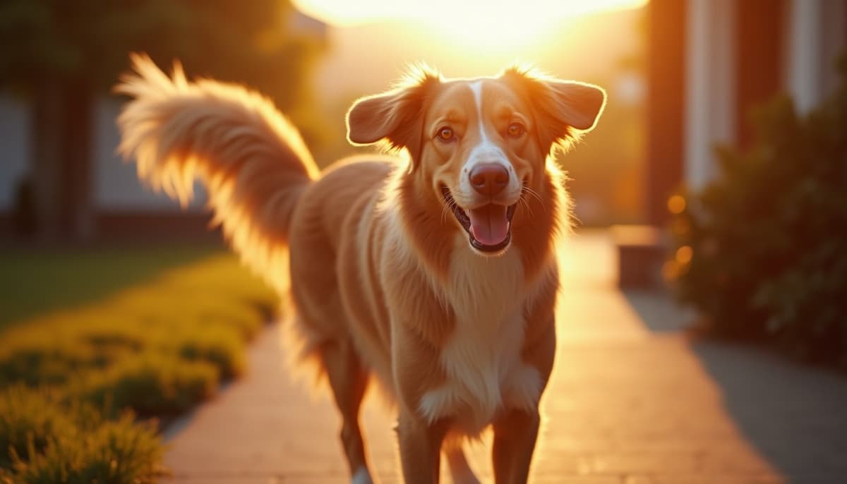 A dog on a walk — Dog Joint Pain in Providence, RI