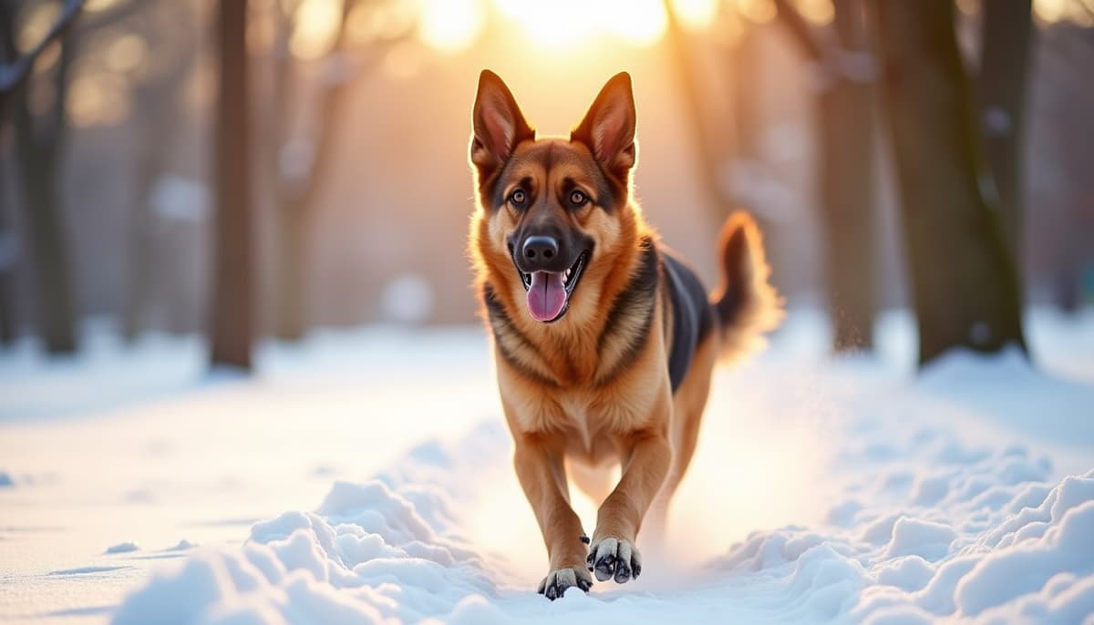 A dog on a walk — Dog Joint Pain in Provo, UT