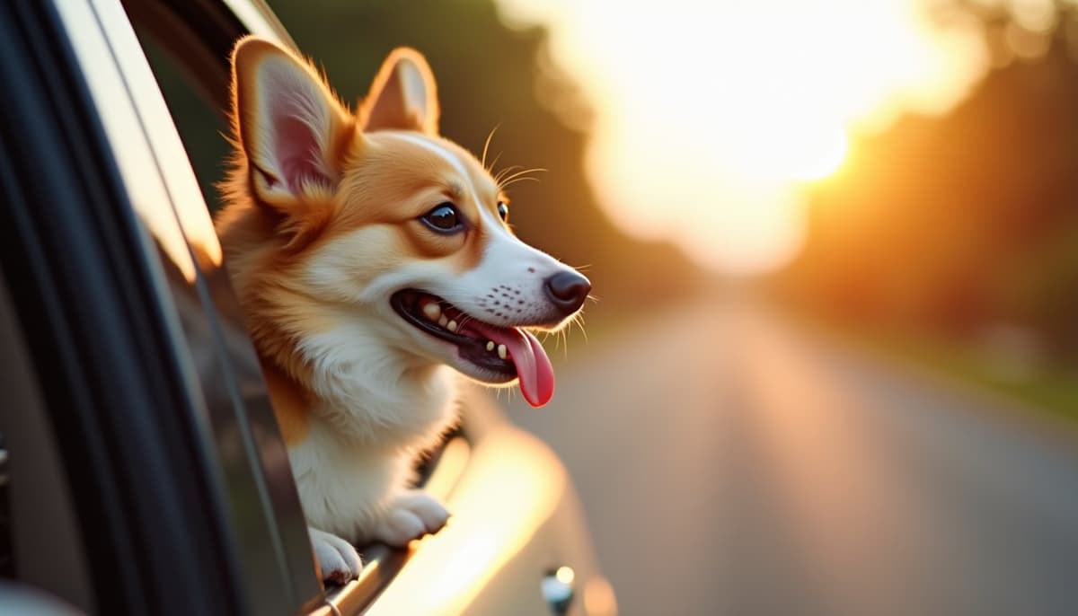 A dog on a walk — Dog Joint Pain in Rancho Cucamonga, CA