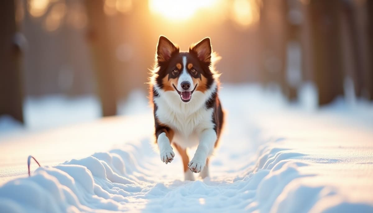 A dog on a walk — Dog Joint Pain in Rockford, IL