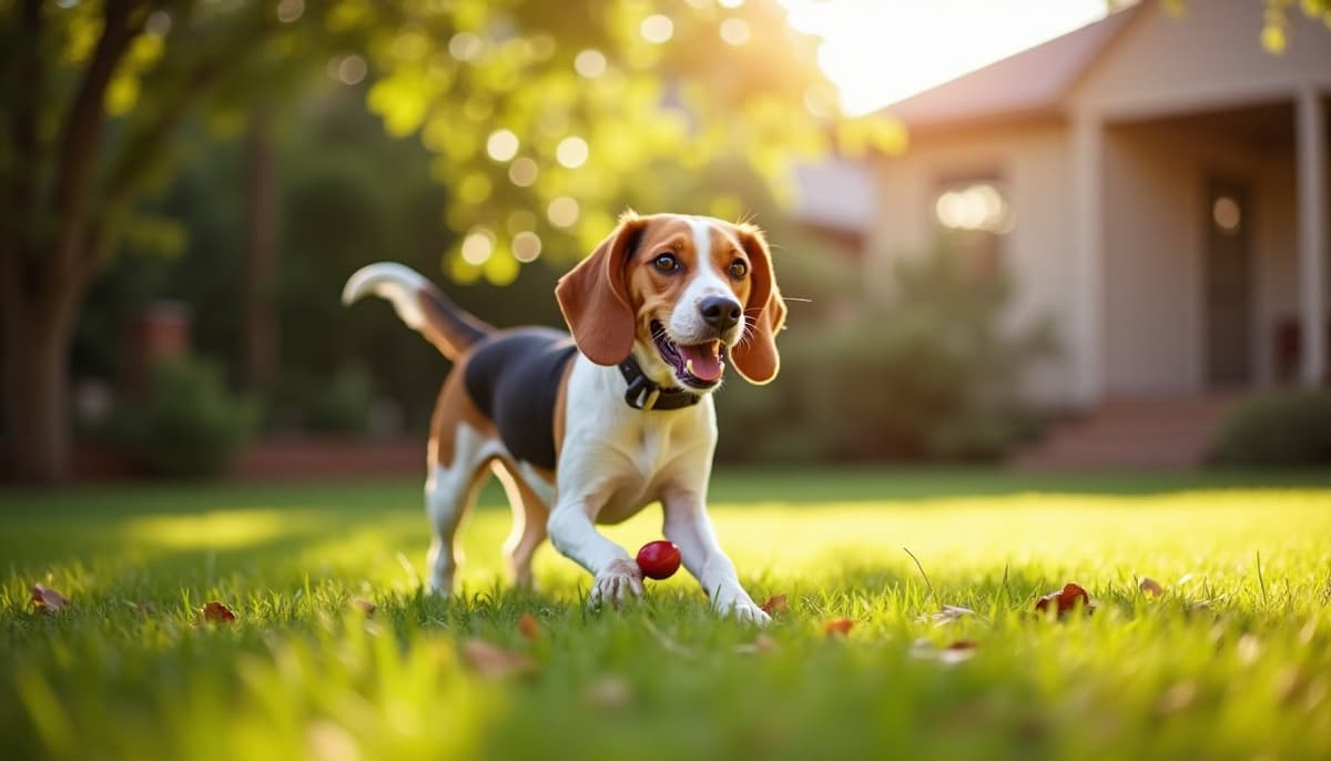 A dog on a walk — Dog Joint Pain in Round Rock, TX