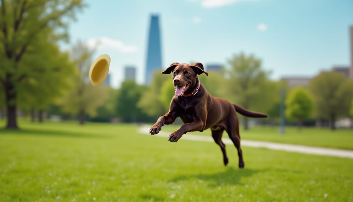 A dog on a walk — Dog Joint Pain in Salt Lake City, UT