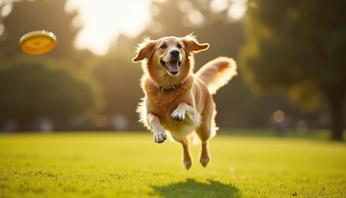 A dog on a walk — Dog Joint Pain San Diego CA