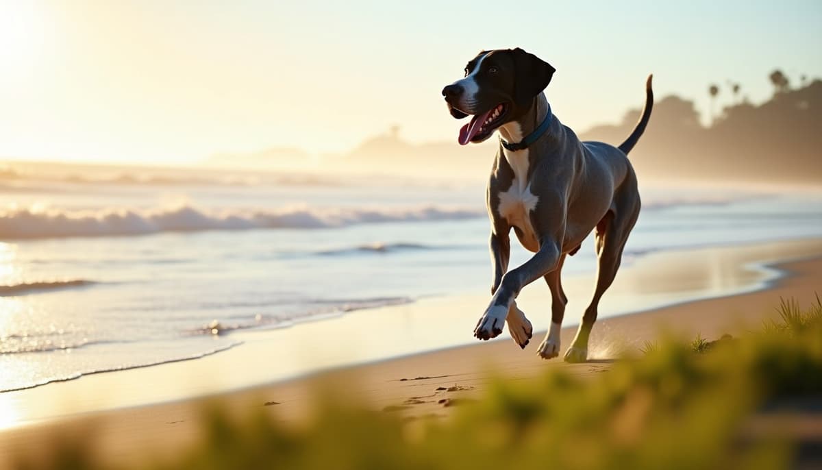 A dog on a walk — Dog Joint Pain in Santa Clara, CA