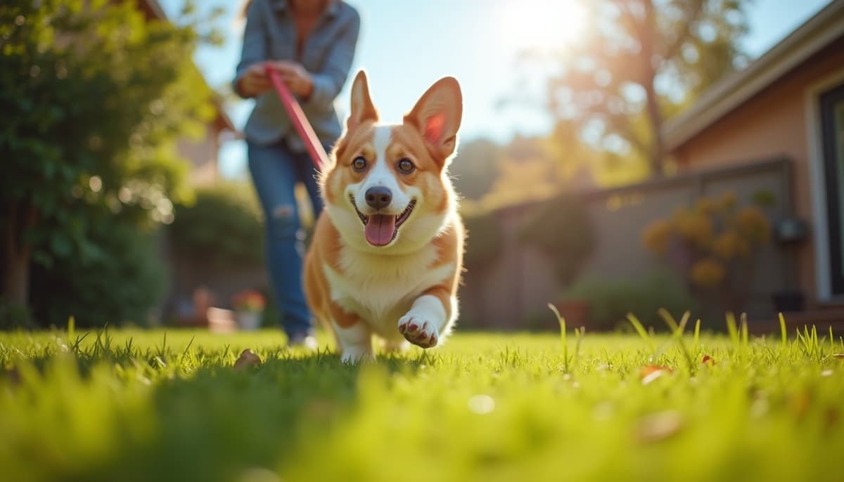 A dog on a walk — Dog Joint Pain in Surprise, AZ