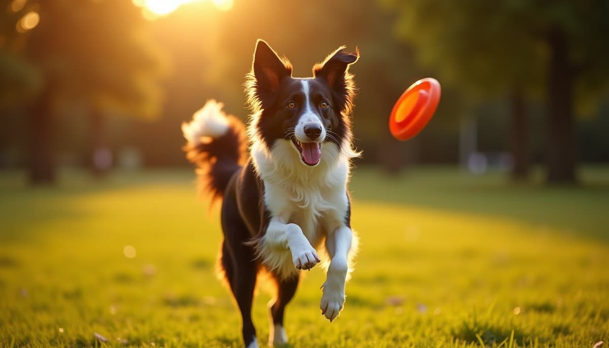 A dog on a walk — Dog Joint Pain in Tulsa, OK