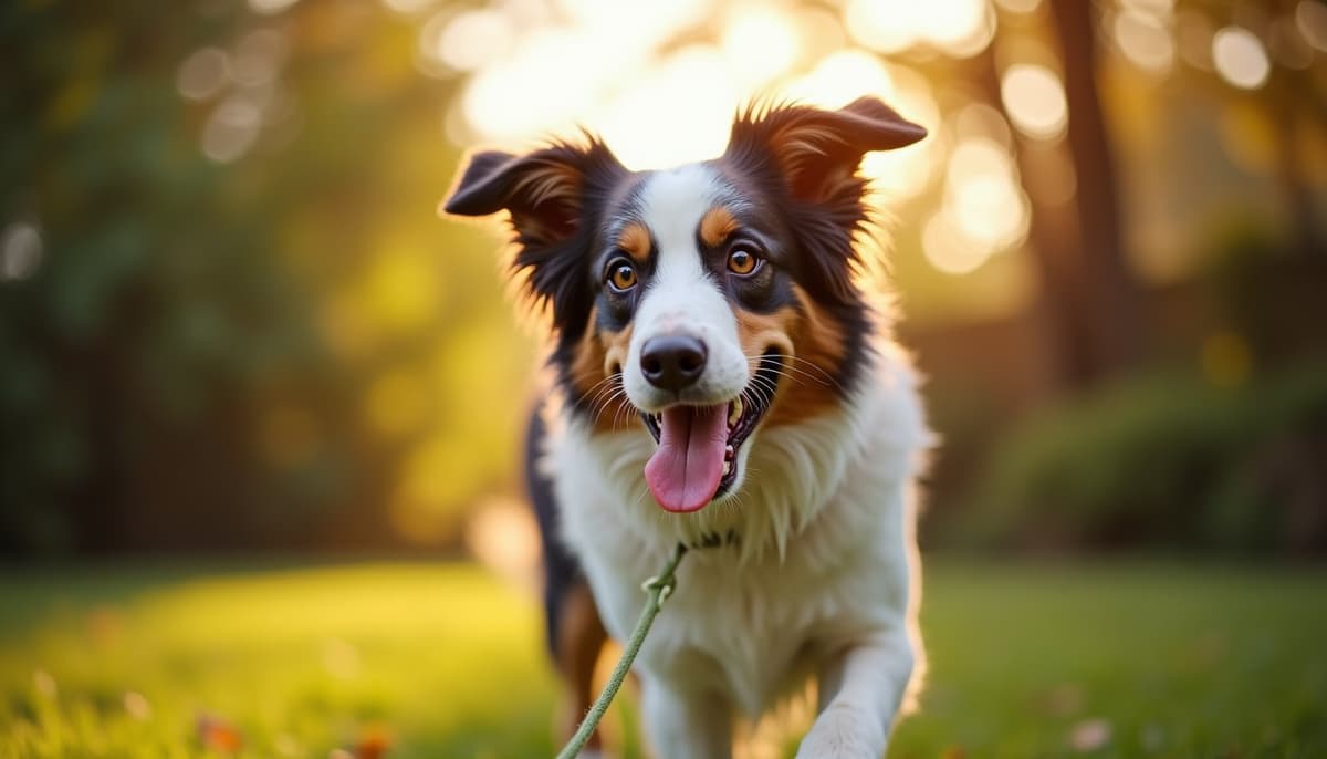 A dog on a walk — Dog Joint Pain in Virginia Beach, VA