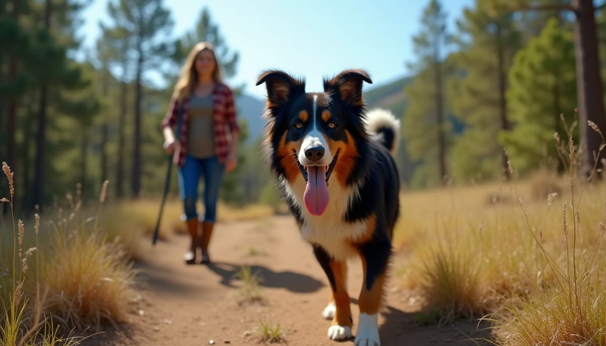 A dog on a walk — Dog Joint Pain in Waco, TX