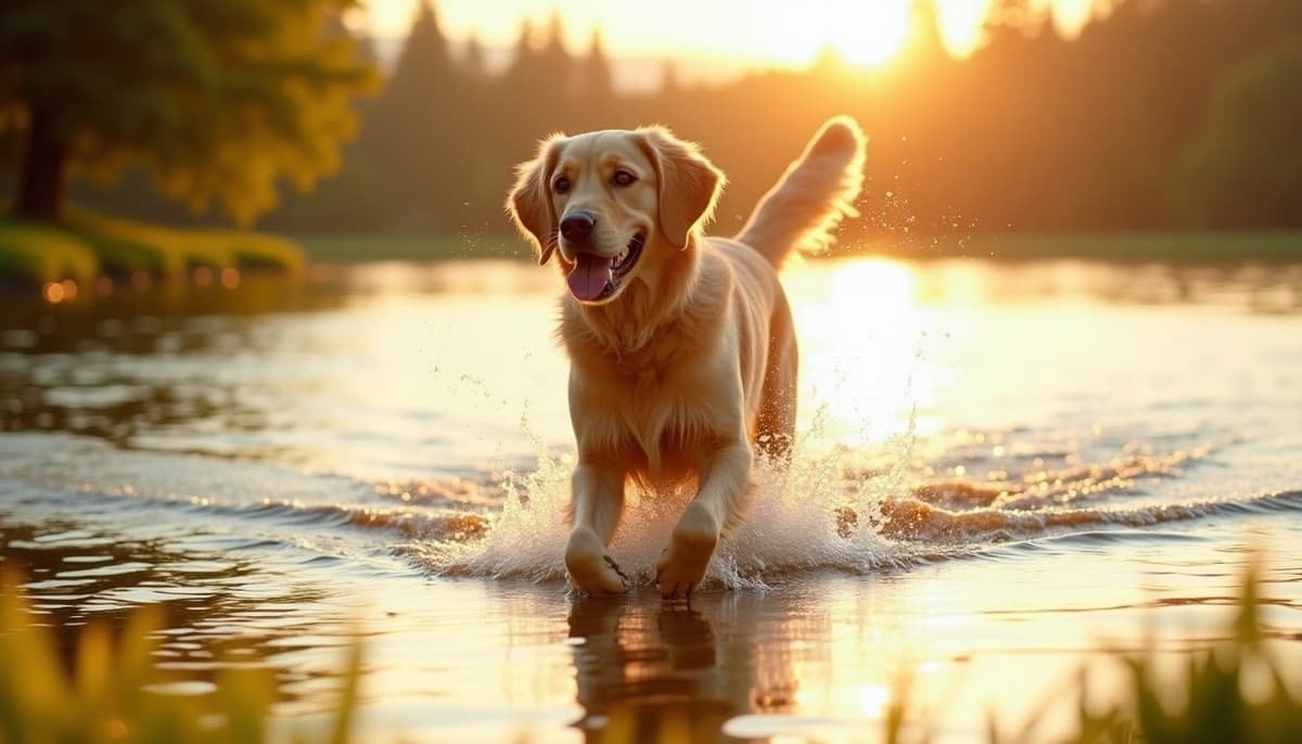 A dog on a walk — Dog Joint Pain in Washington, DC