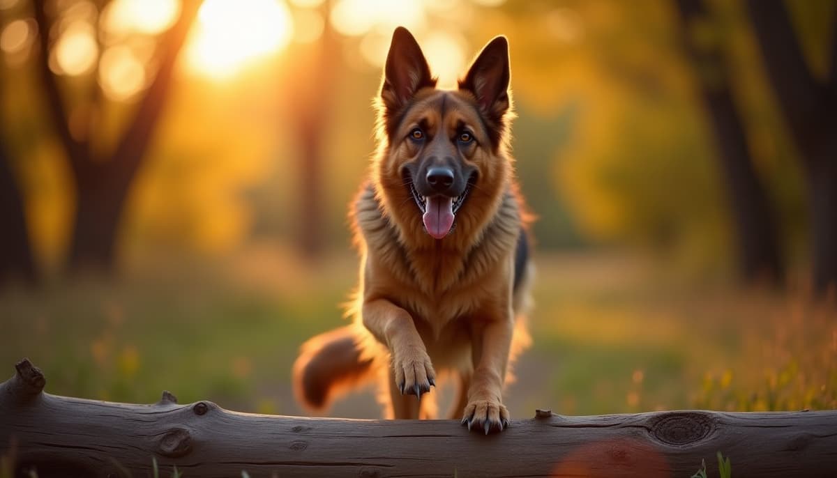 A dog on a walk — Dog Knee Brace Fitting in Abilene TX