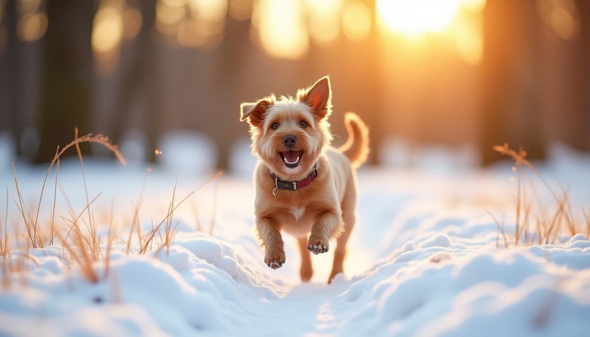 A dog on a walk — Dog Knee Brace Fitting in Ann Arbor, MI