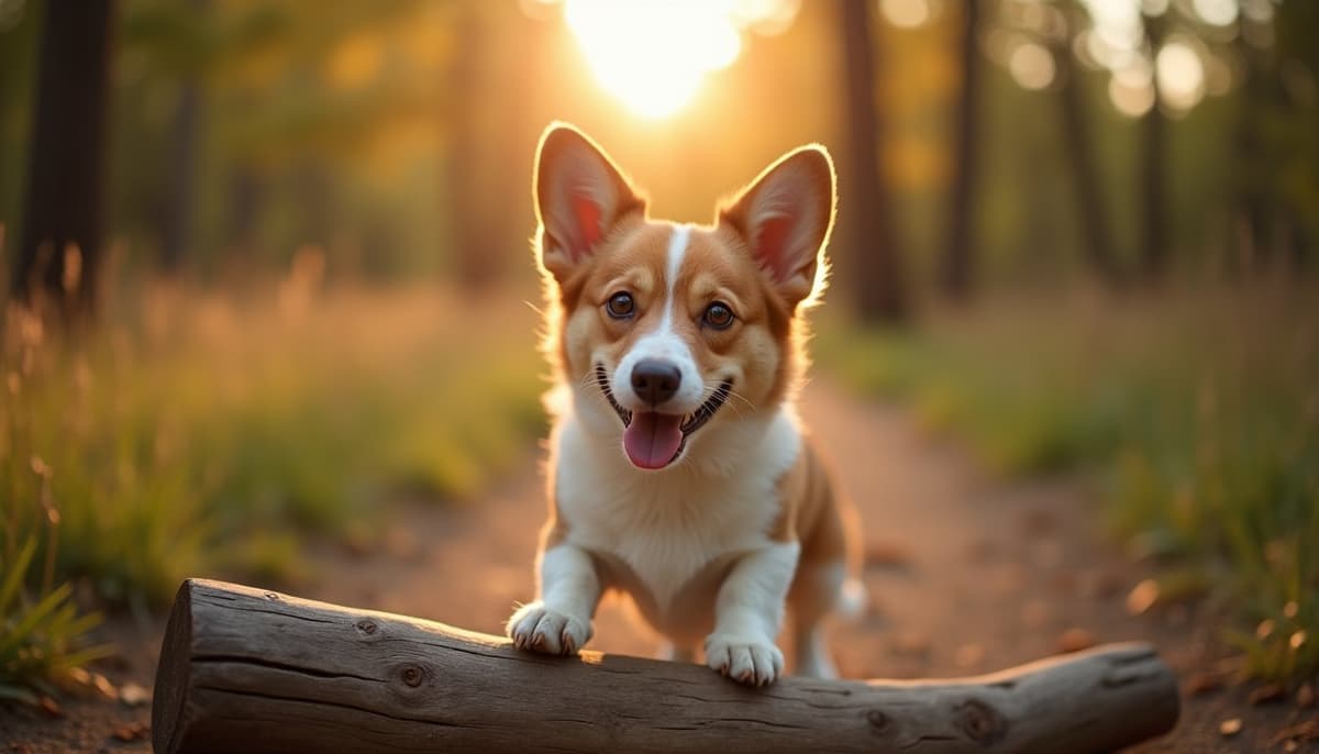 A dog on a walk — Dog Knee Brace Fitting in Austin TX