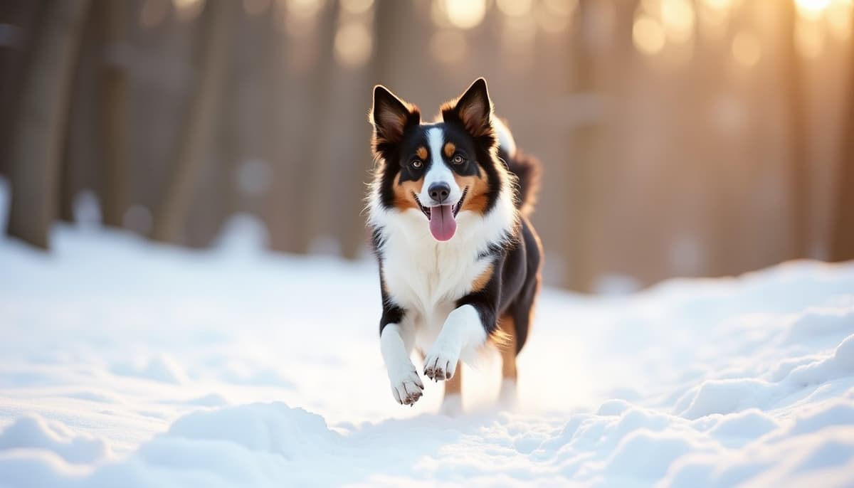 A dog on a walk — Dog Knee Brace Fitting in Dayton, OH