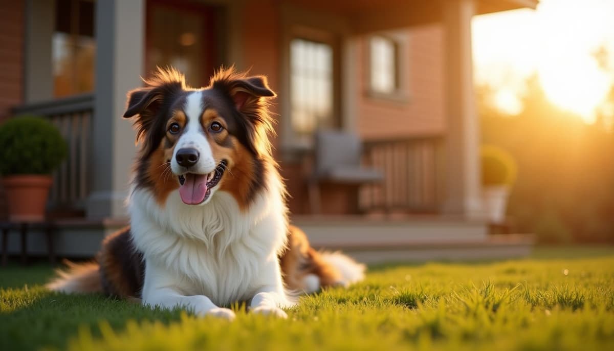 A dog on a walk — Dog Knee Brace Fitting in Elgin, IL