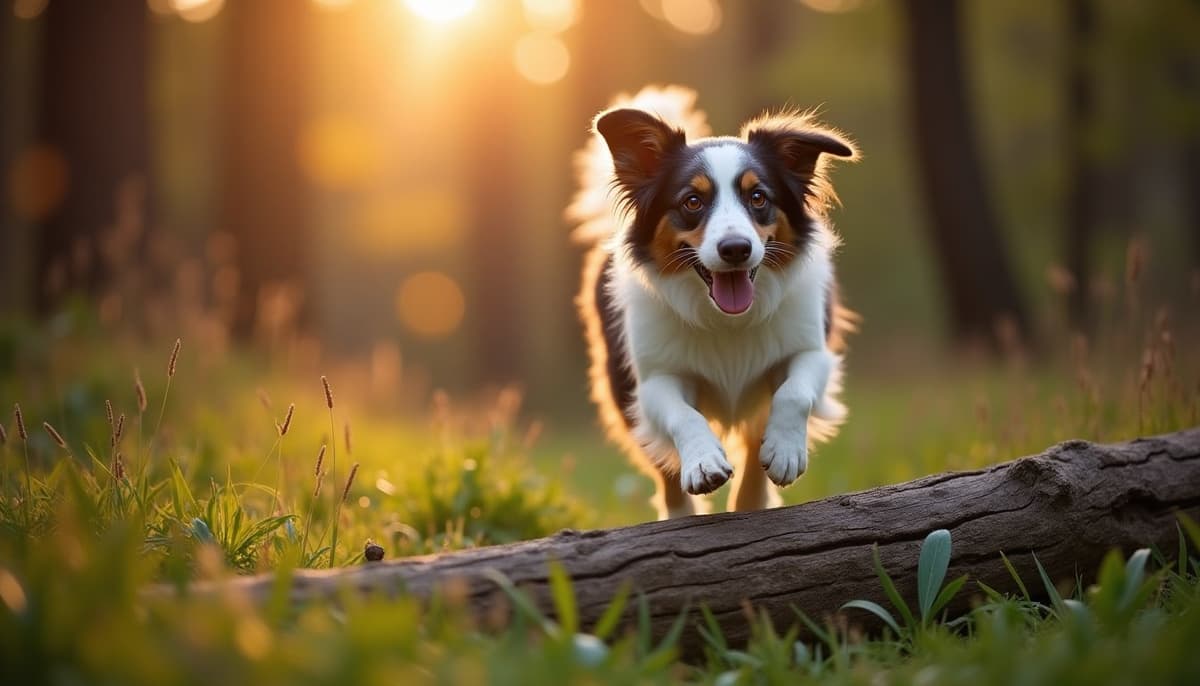 A dog on a walk — Dog Knee Brace Fitting in Elizabeth NJ