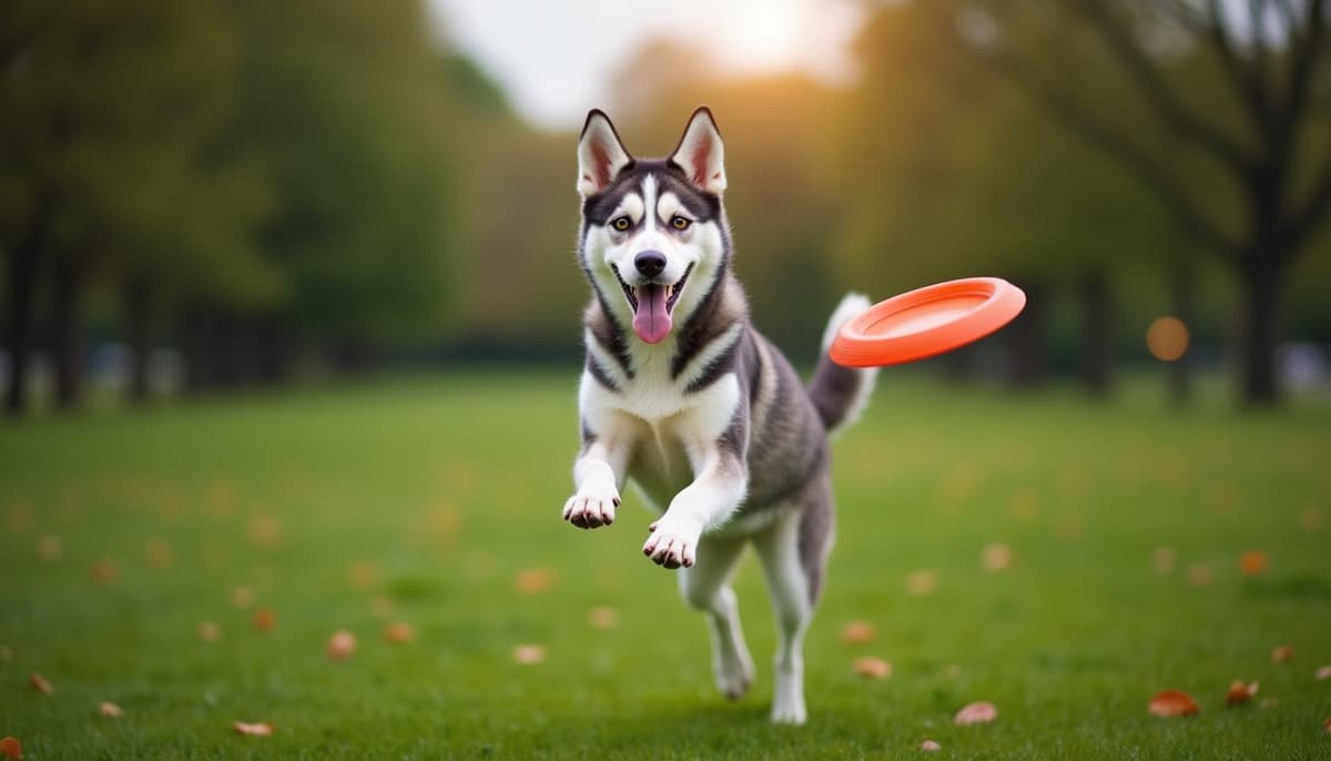 A dog on a walk — Dog Knee Brace Fitting in Evansville, IN