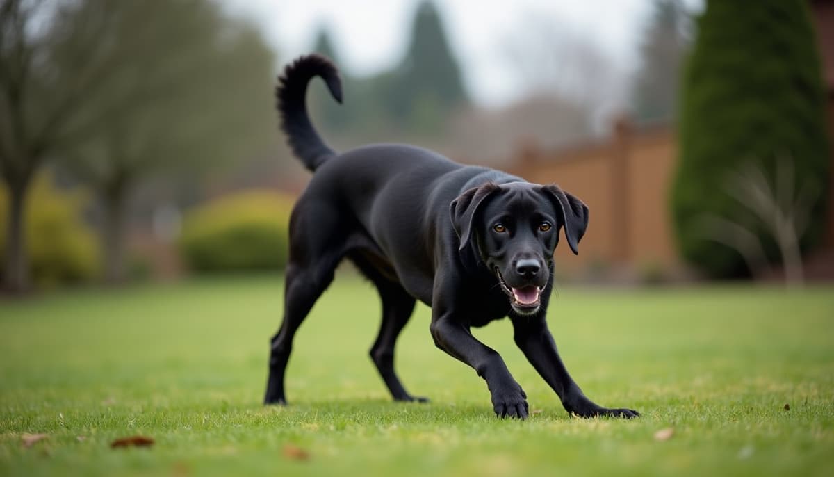 A dog on a walk — Dog Knee Brace Fitting in Everett WA