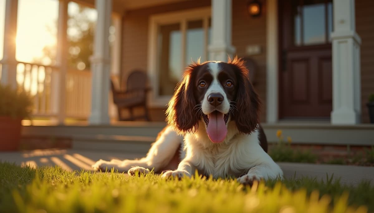 A dog on a walk — Dog Knee Brace Fitting in Fort Collins, CO