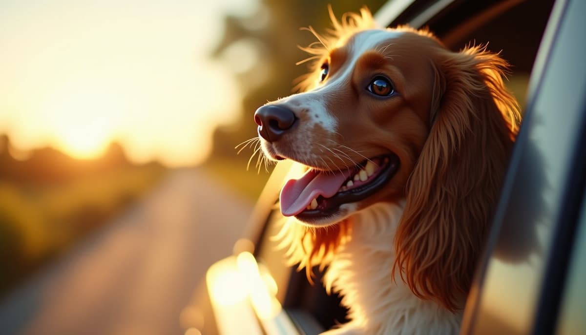 A dog on a walk — Dog Knee Brace Fitting in Fort Lauderdale, FL