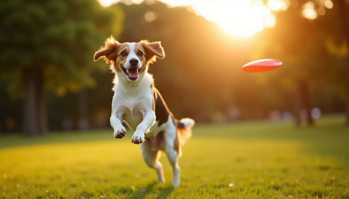 A dog on a walk — Dog Knee Brace Fitting in Fort Worth, TX