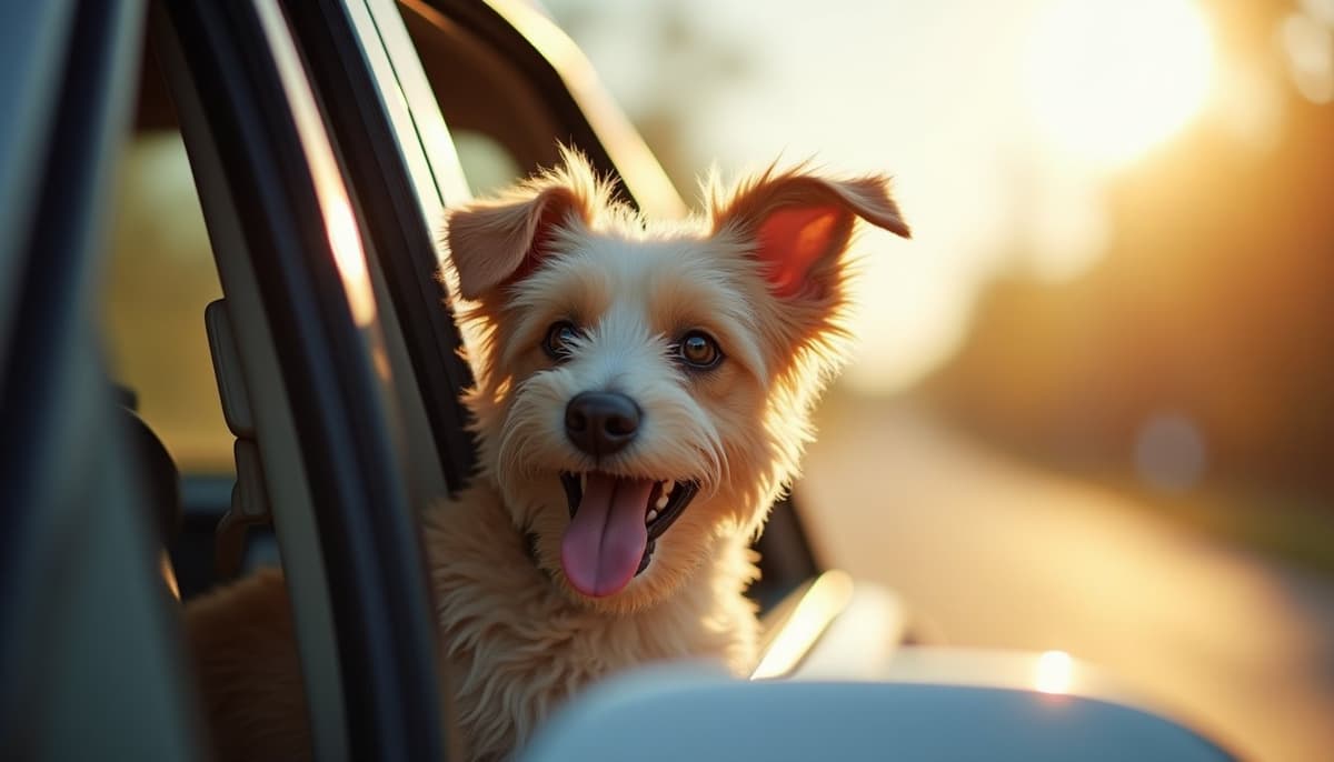A dog on a walk — Dog Knee Brace Fitting in Greensboro NC