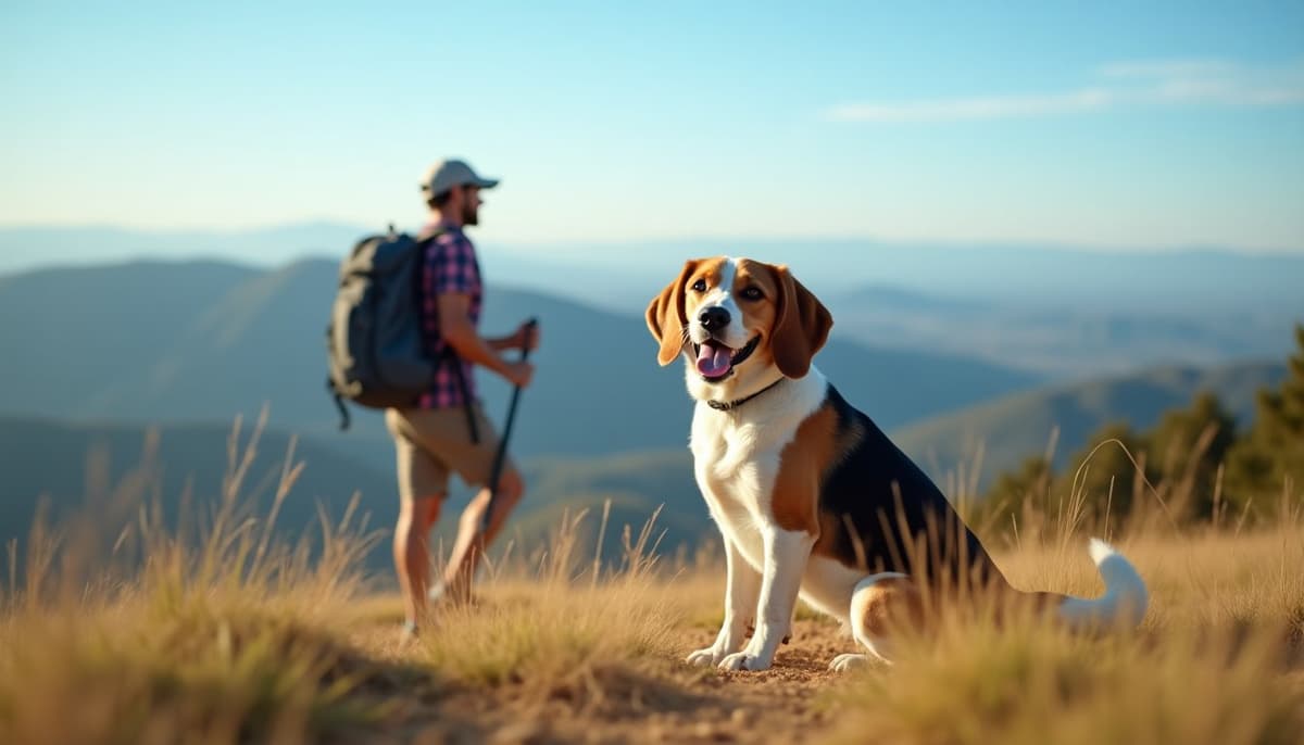 A dog on a walk — Dog Knee Brace Fitting Henderson IL