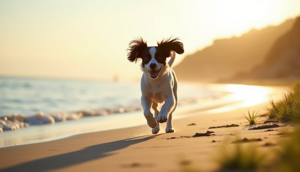 A dog on a walk — Dog Knee Brace Fitting in Inglewood, CA