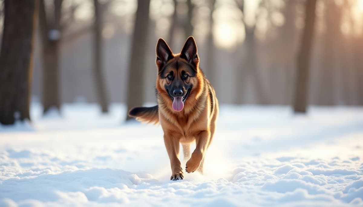A dog on a walk — Dog Knee Brace Fitting in Lansing, MI