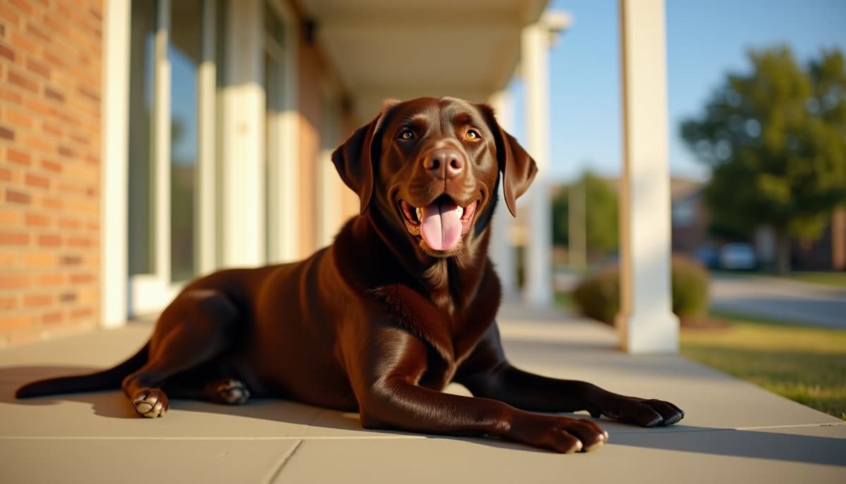 A dog on a walk — Dog Knee Brace Fitting in Mckinney TX