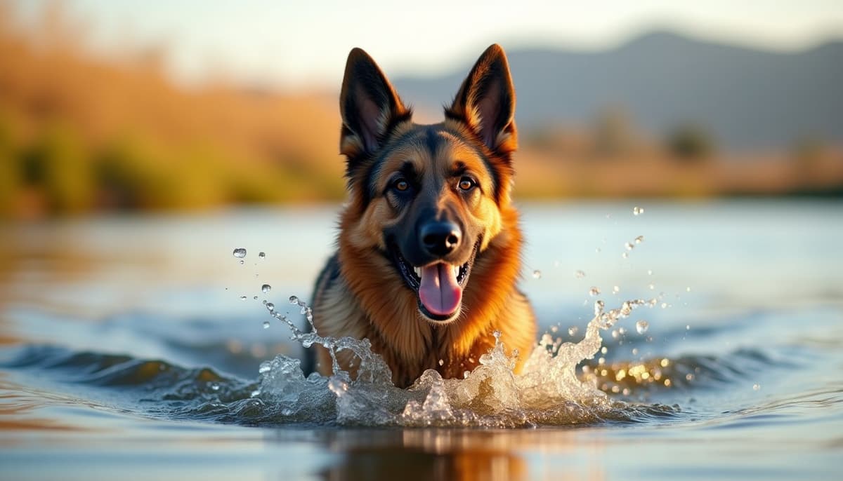 A dog on a walk — Dog Knee Brace Fitting in Moreno Valley, CA