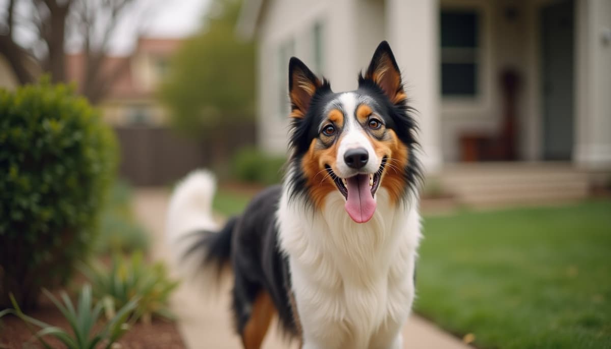 A dog on a walk — Dog Knee Brace Fitting in Murrieta, CA