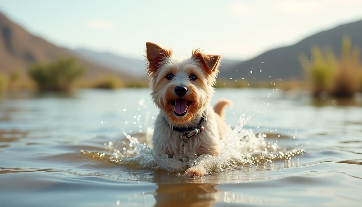 A dog on a walk — Dog Knee Brace Fitting in Palmdale, CA