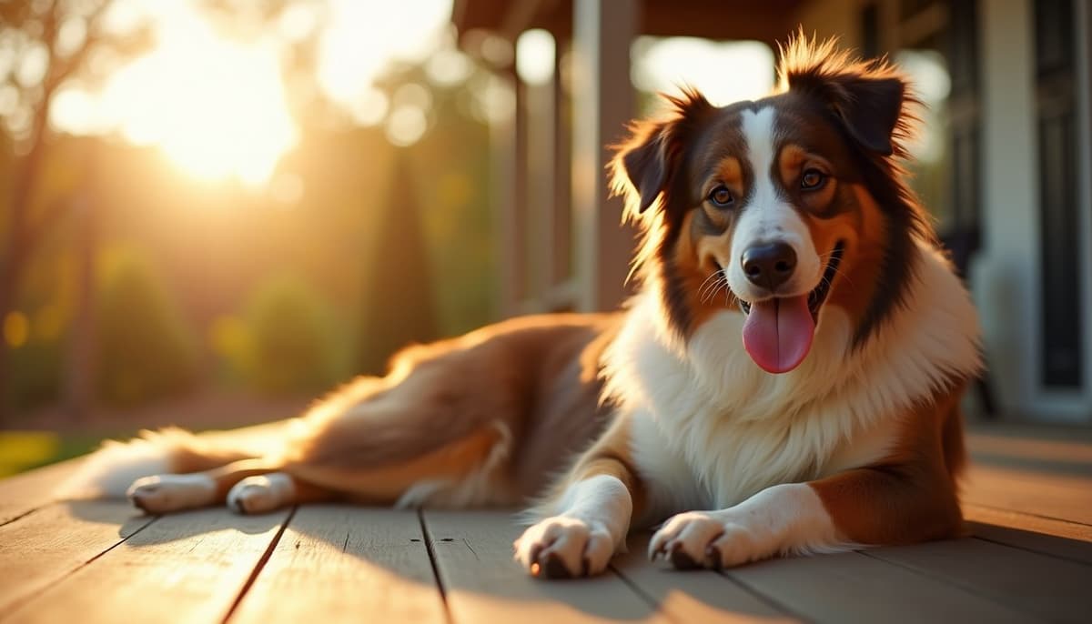 A dog on a walk — Dog Knee Brace Fitting in Plano, TX