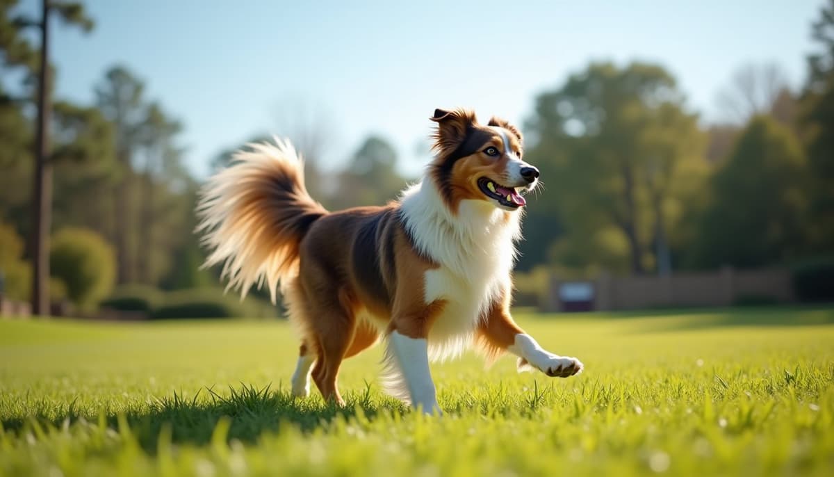 A dog on a walk — Dog Knee Brace Fitting in Raleigh, NC