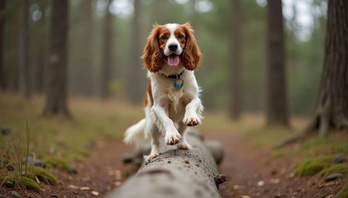 A dog on a walk — Dog Knee Brace Fitting in Rancho Cucamonga, CA