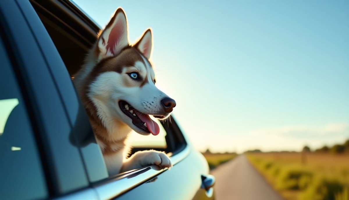 A dog on a walk — Dog Knee Brace Fitting in Saint Petersburg FL